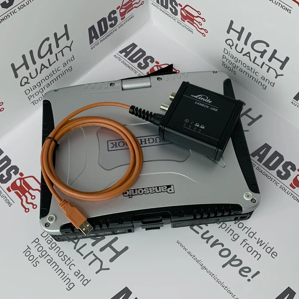 Linde CANbox 2 Diagnostic Kit with Panasonic CF-19